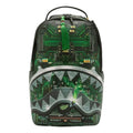 Sprayground Ai Motherboard Sawtooth Shark Backpack 'Black Green' G6837-71
