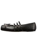 (WMNS) Gucci Horsebit Ballet Flat 'Black' 814318-AAEA4-1000