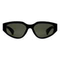 Gucci Rectangular Frame Sunglasses 'Black Gold-Tone' 819558-J0740-1012