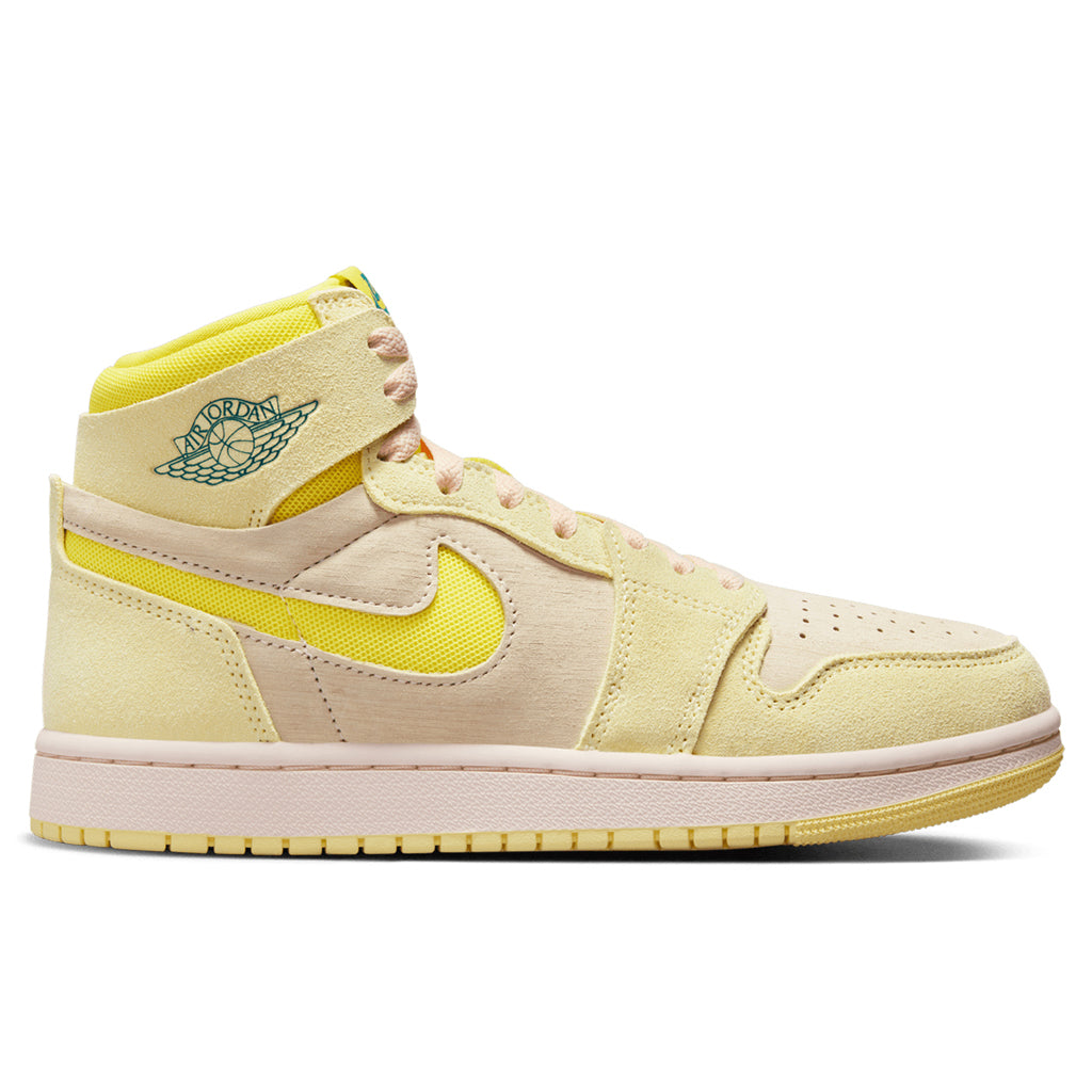 Women's Air Jordan 1 Zoom CMFT 2 - Citron Tint/Dynamic Yellow/Muslin
