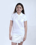 White Classique Plain Women's Polo Shirt