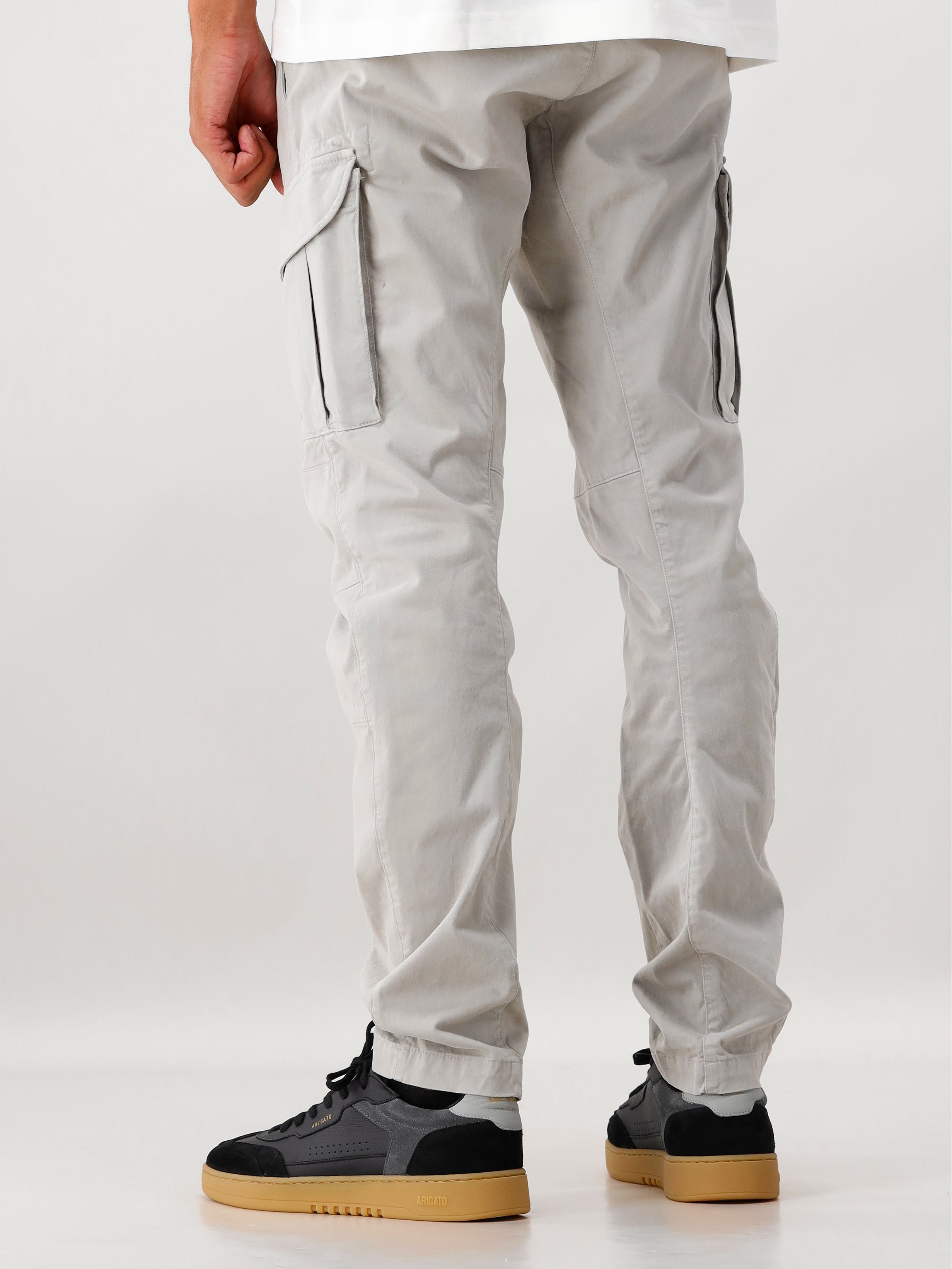 C.P. Company Cargobroek Grijs Stretch Satin