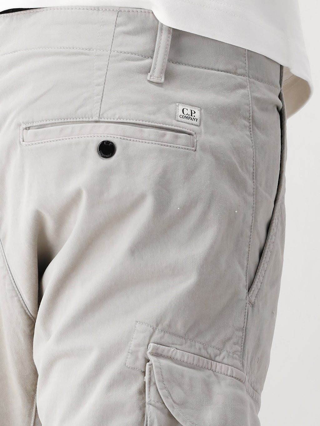 C.P. Company Cargobroek Grijs Stretch Satin