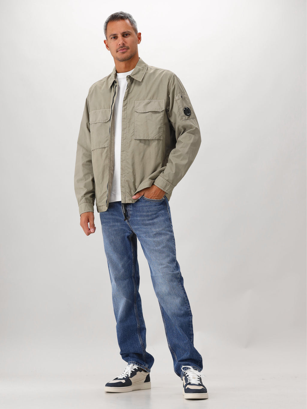 C.P. Company Overshirt Groen Flatt Nylon