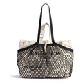 (WMNS) Balenciaga 24/7 Medium Tote Bag 'Beige Black' 7918092AA479960