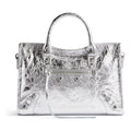 (WMNS) Balenciaga Le City Small Bag Metallized 'Silver' 7977892AA9R8122