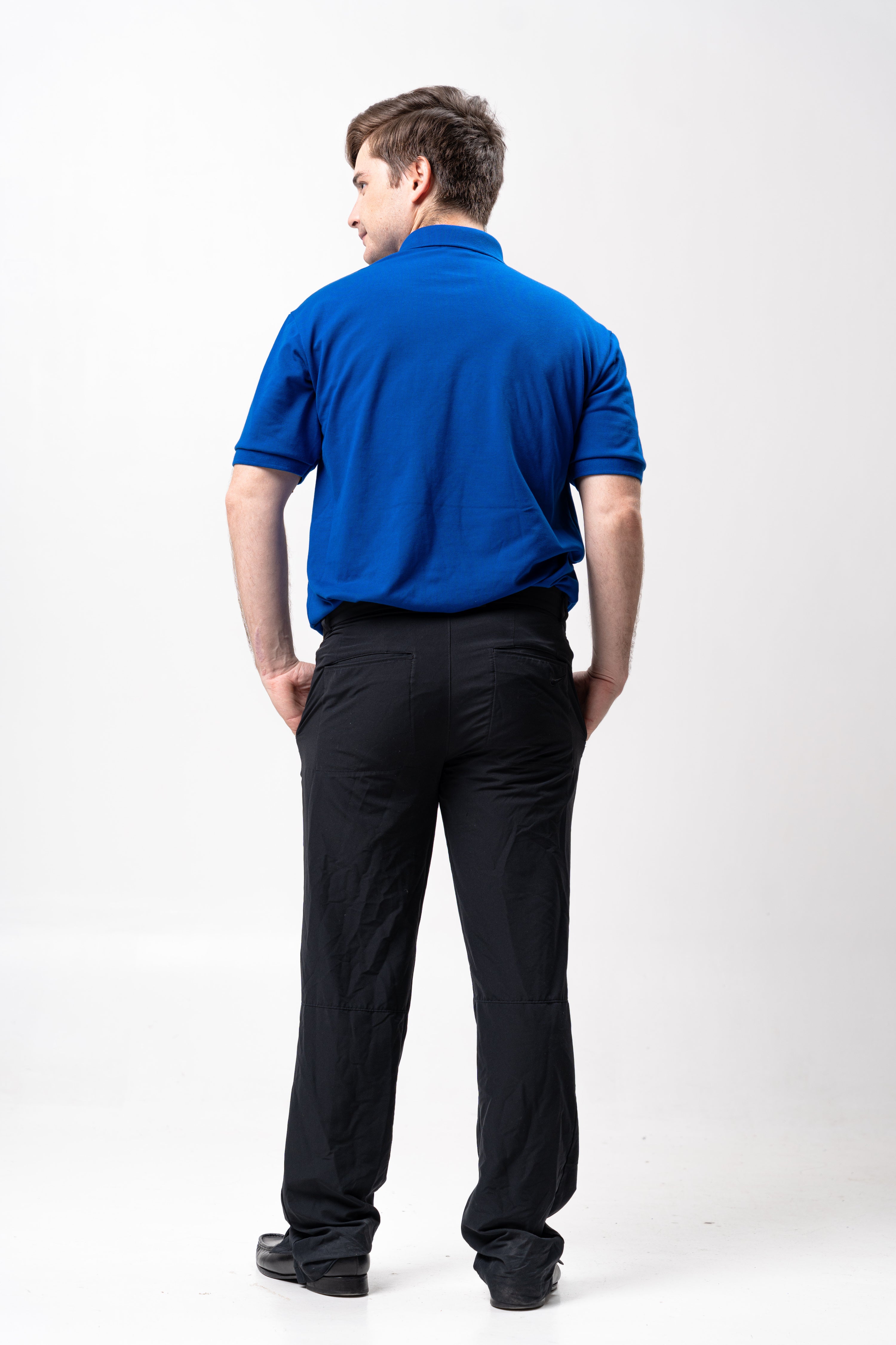 Electric Blue Classique Plain Polo Shirt