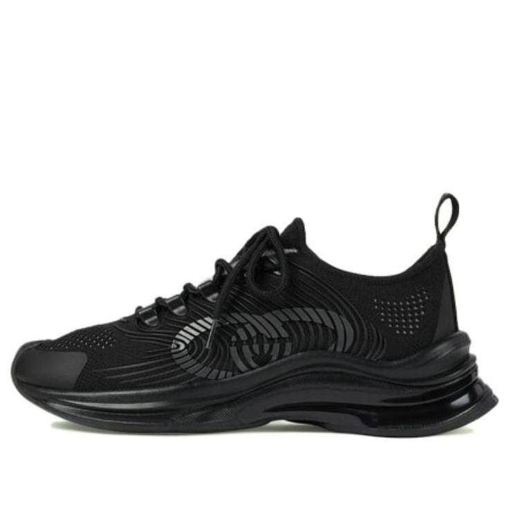 (WMNS) Gucci Run Sneaker 'Black' 714665-USM10-8442