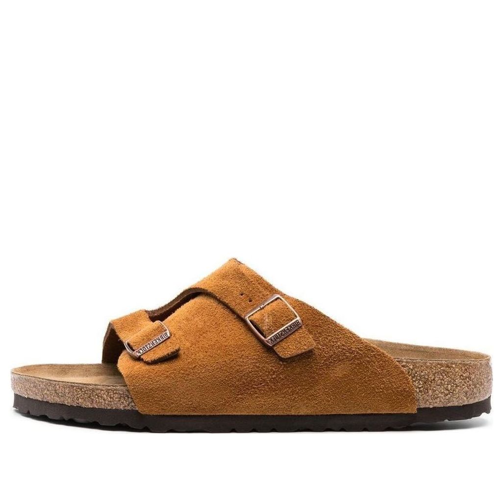 (WMNS) Birkenstock Zrich Suede Leather Narrow Fit 'Mink' 1023891