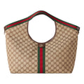 (WMNS) Gucci Giglio Large Tote Bag 'Beige Dark Brown' 853971-FAFFP-2547