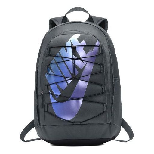 Nike Hayward 2.0 Student Large Capacity schoolbag backpack Gradient Blue logo 'Smoke Grey Black' BA5883-084