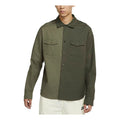 Nike SB Skateboard flannel Skateboard Splicing Long Sleeves Shirt Green Army green DA4168-325