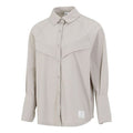 (WMNS) Nike Sportswear Icn Clsh Wvn Ls Top Long Sleeved Shirt Grey Gray DD5051-033