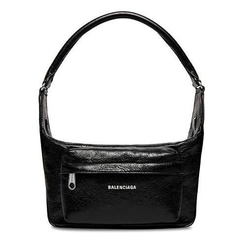 (WMNS) Balenciaga Raver Medium Bag With Handle 'Black' 7411272AACQ1000