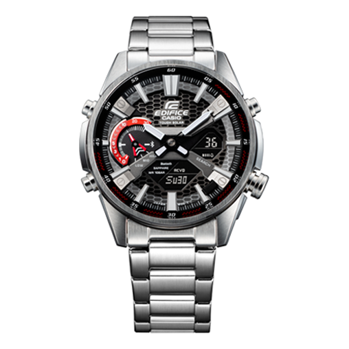Casio Edifice Analog Watch 'Silver Black' ECB-S100YD-1APR-PERSON