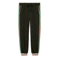 Gucci Classic Red Green GG Knit jogging Sports Pants Black 663569-XJDE9-1043