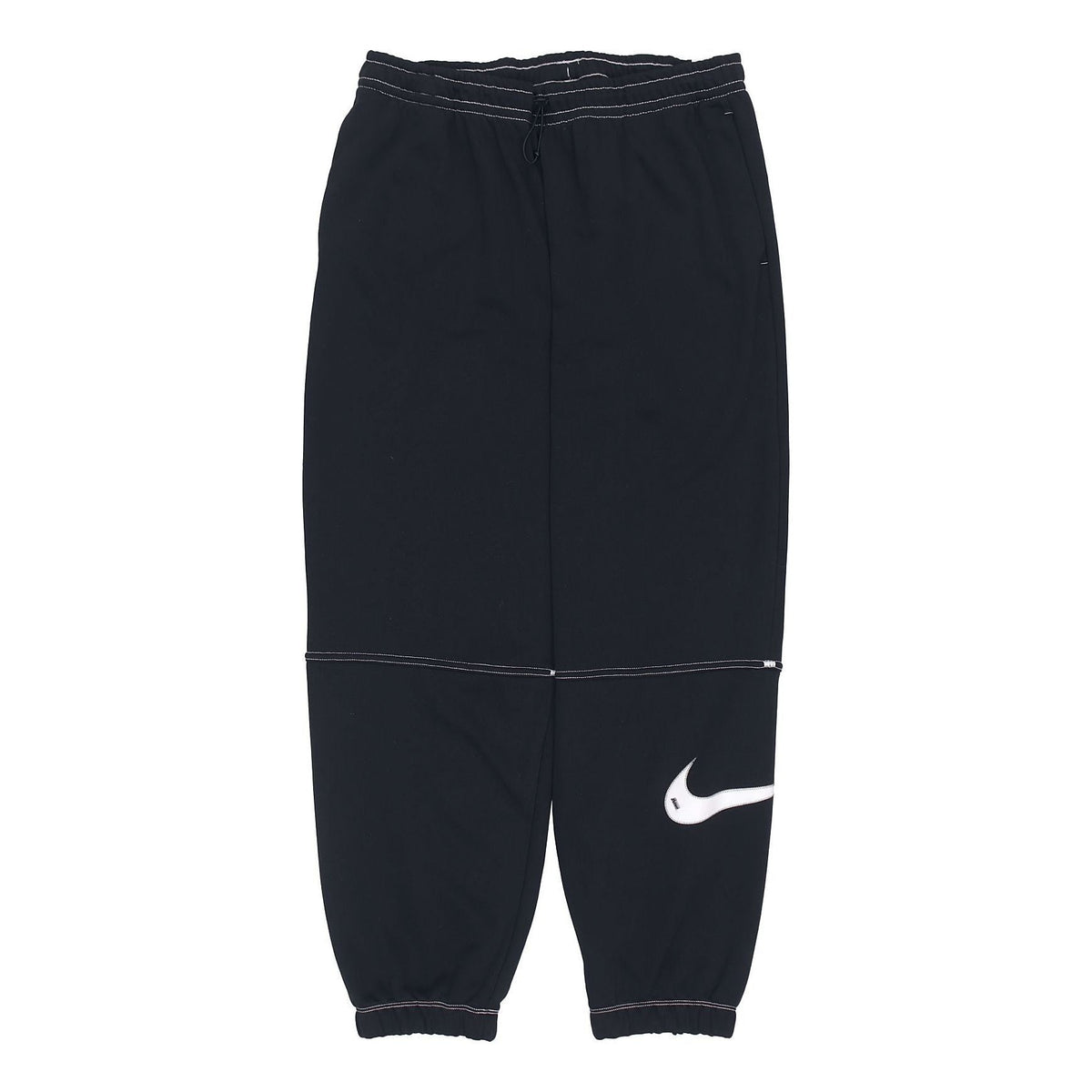 (WMNS) Nike Logo Knit Bundle Feet Sports Pants/Trousers/Joggers Autumn Black DM6206-010