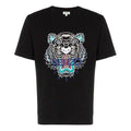 Men's KENZO SS21 Pattern Round Neck Short Sleeve Black F865TS0504YA-99