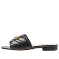 (WMNS) Gucci Double g Slippers Black 646169-BKO60-1000