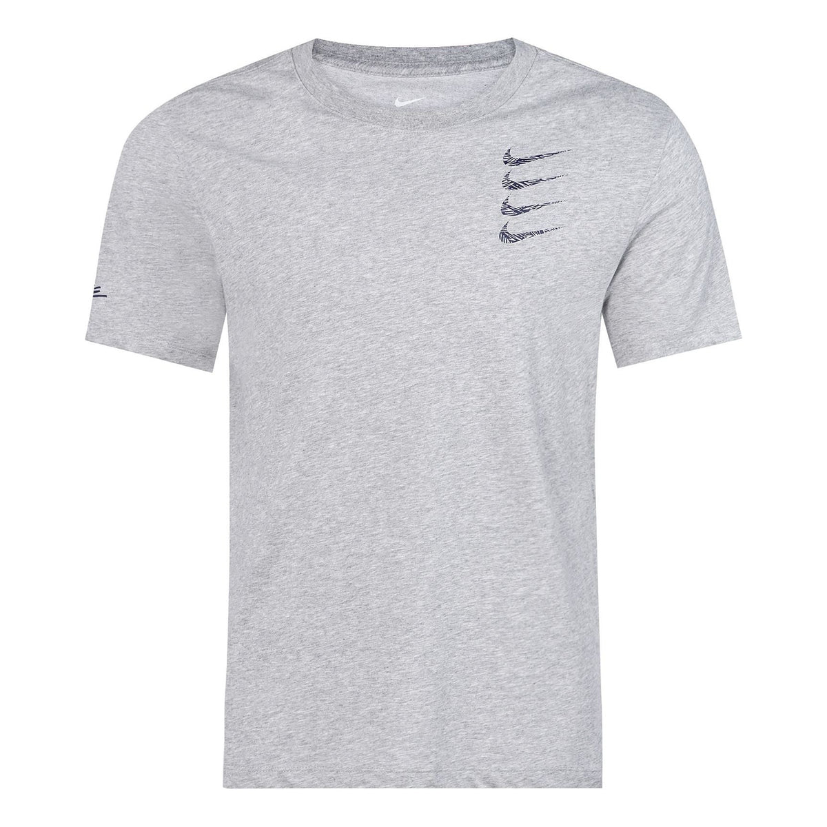 Men's Nike Dri-FIT 4 Round Neck Short Sleeve Gray T-Shirt CT6465-063
