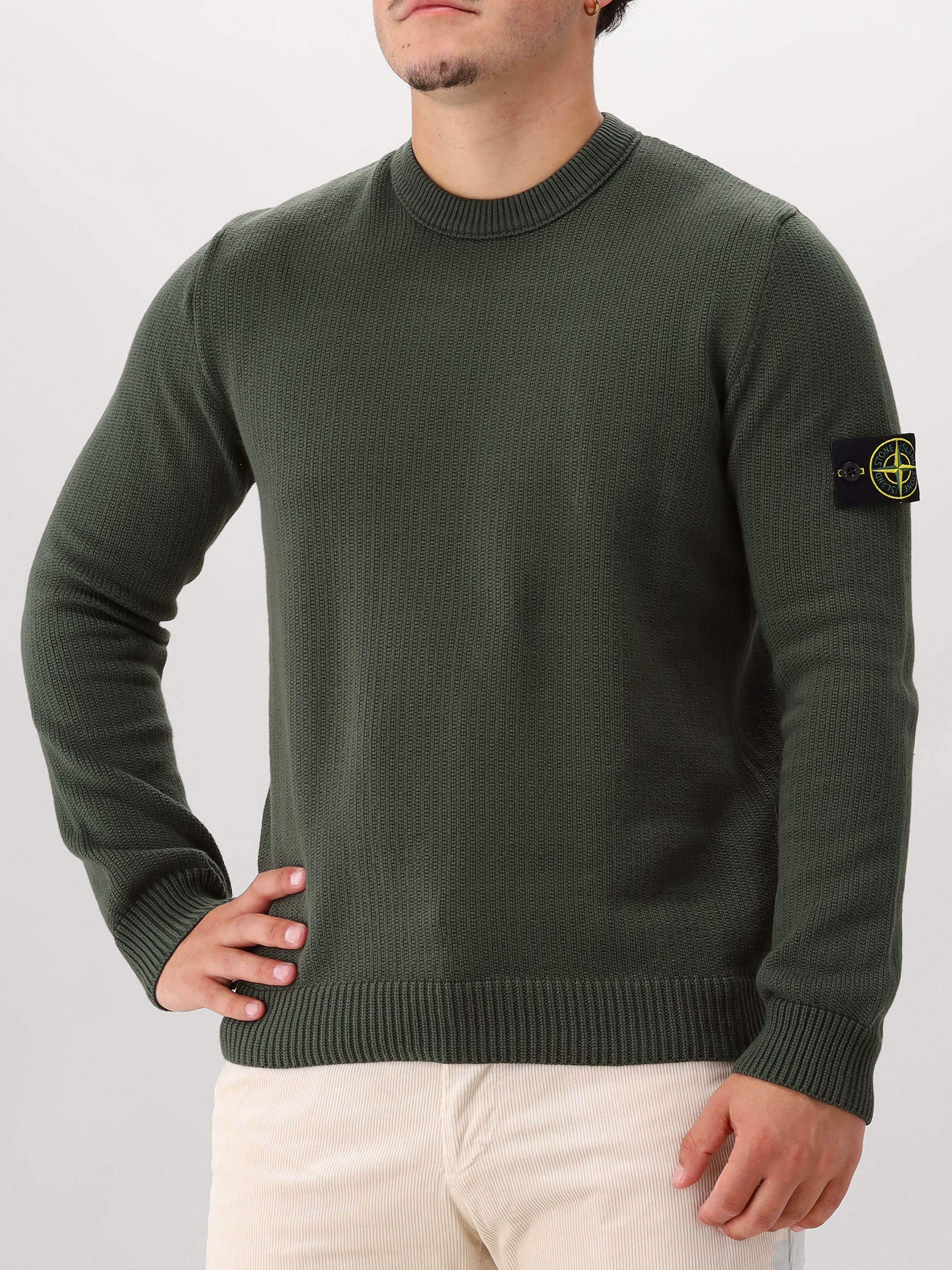 Stone Island Gebreide Trui Groen