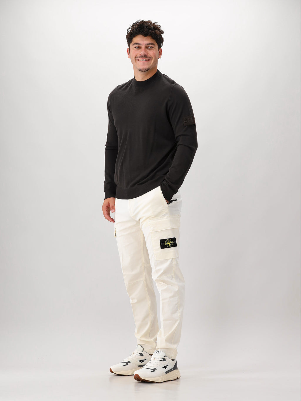 Stone Island Cargobroek Wit