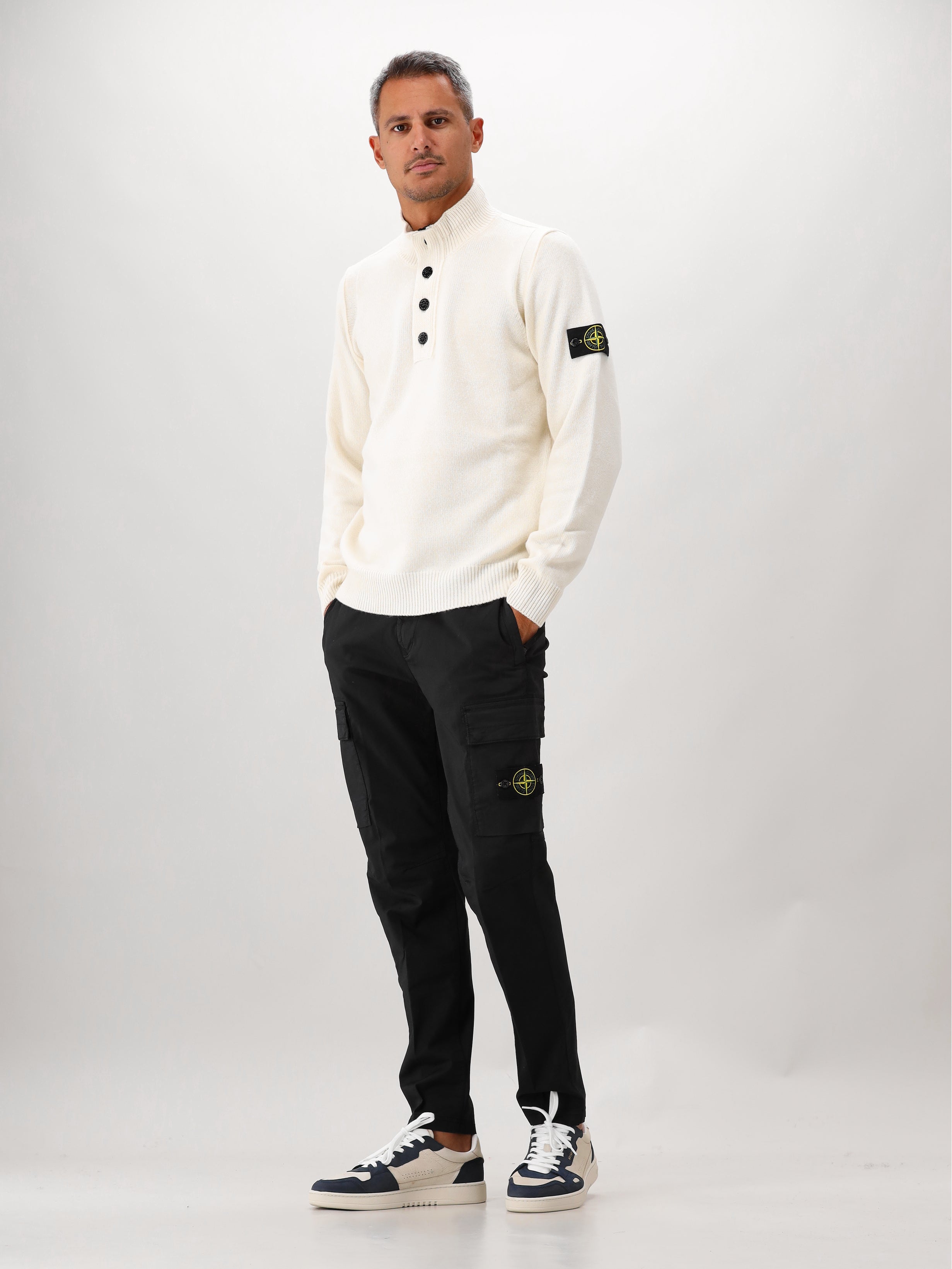 Stone Island Cargobroek Zwart
