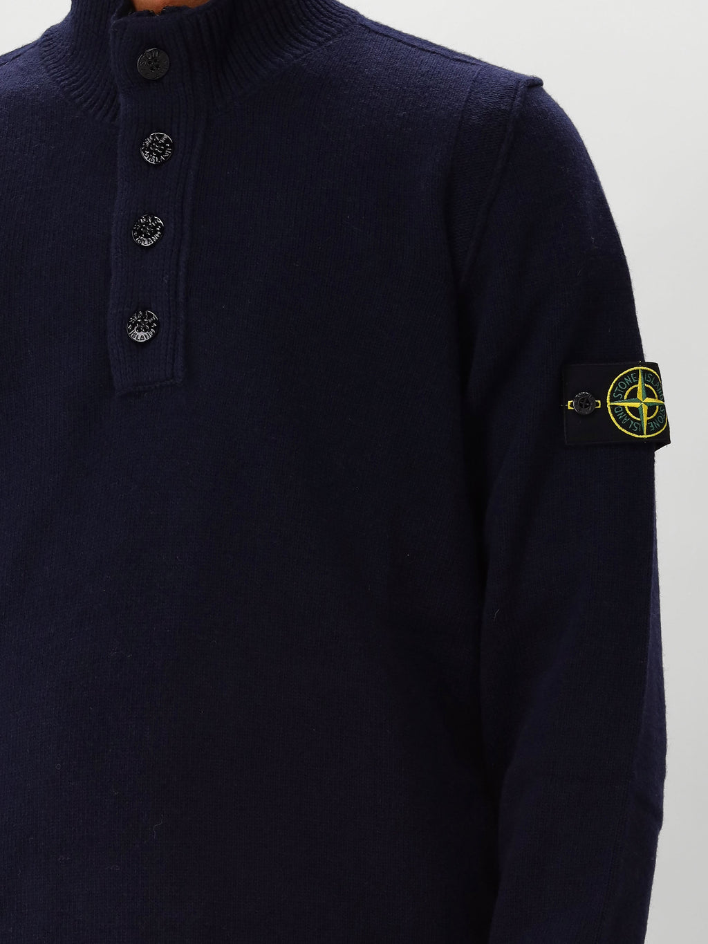 Stone Island Gebreide Trui Blauw