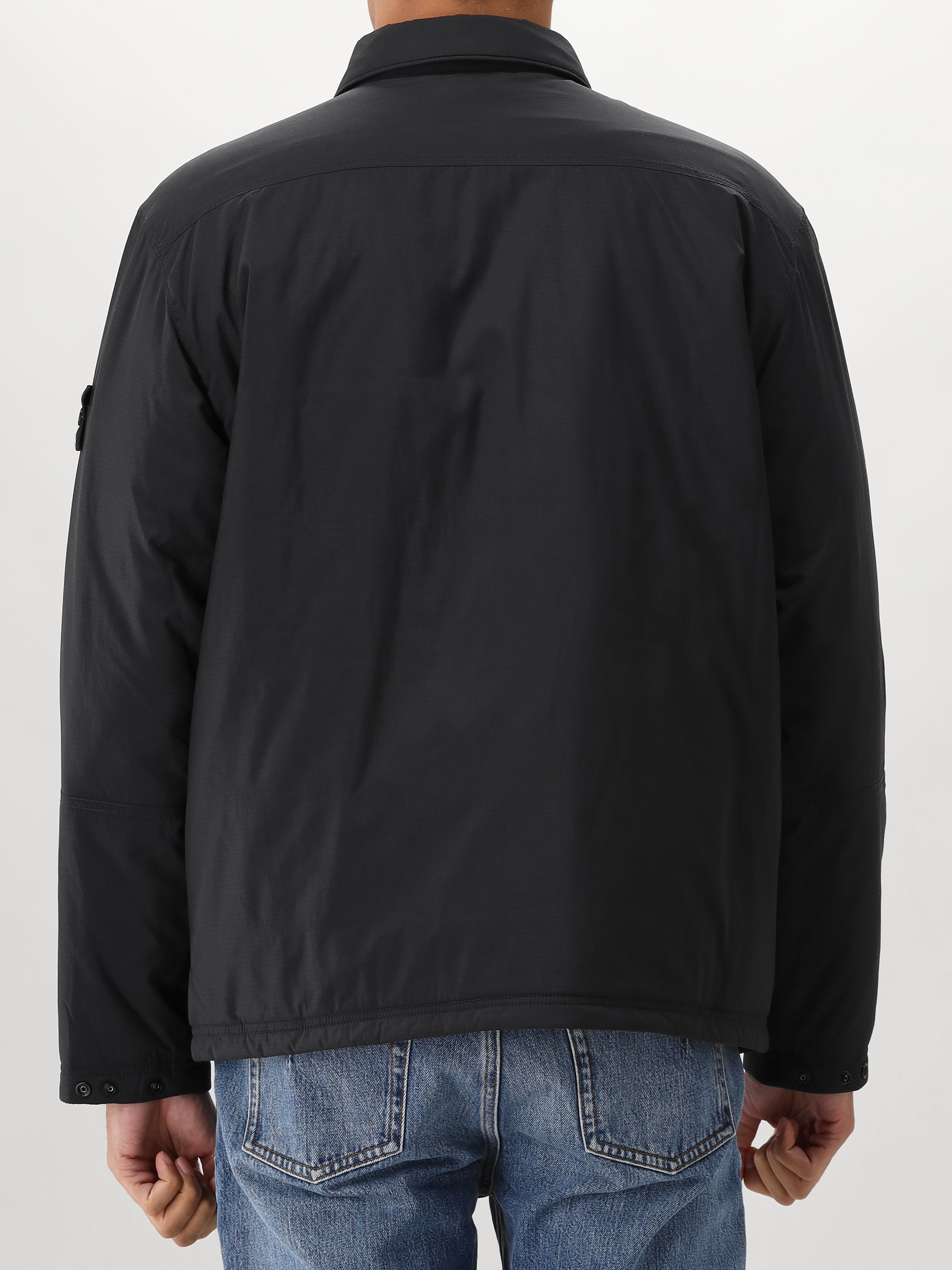 Stone Island Overshirt Zwart Codura Primaloft