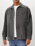 Stone Island Overshirt Corduroy Grijs