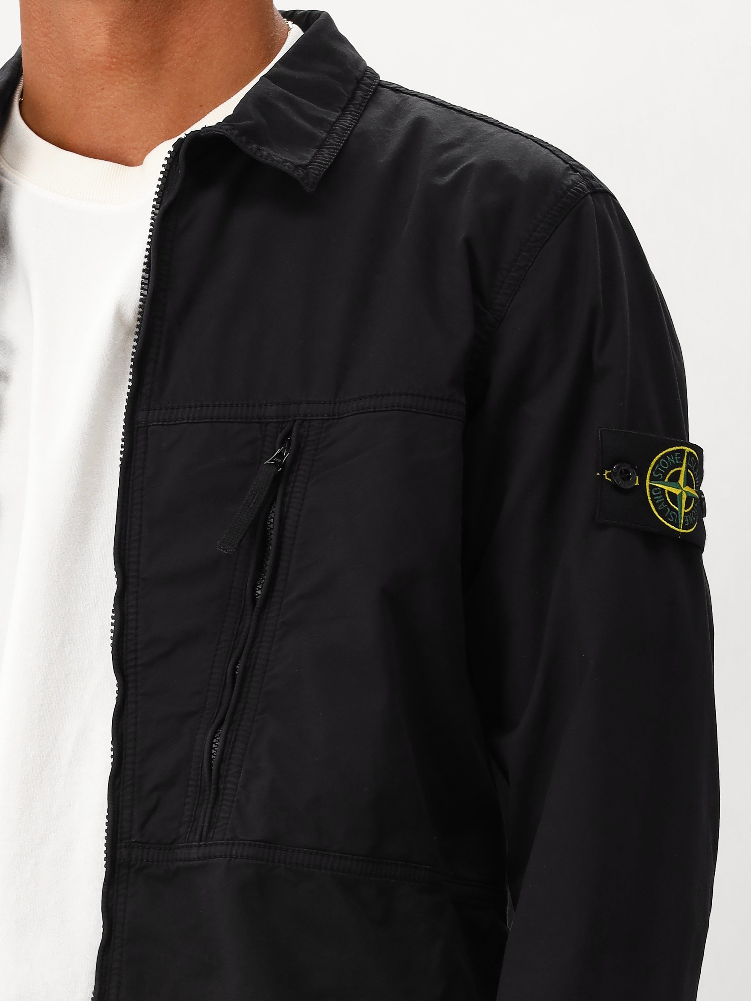 Stone Island Overshirt Zwart