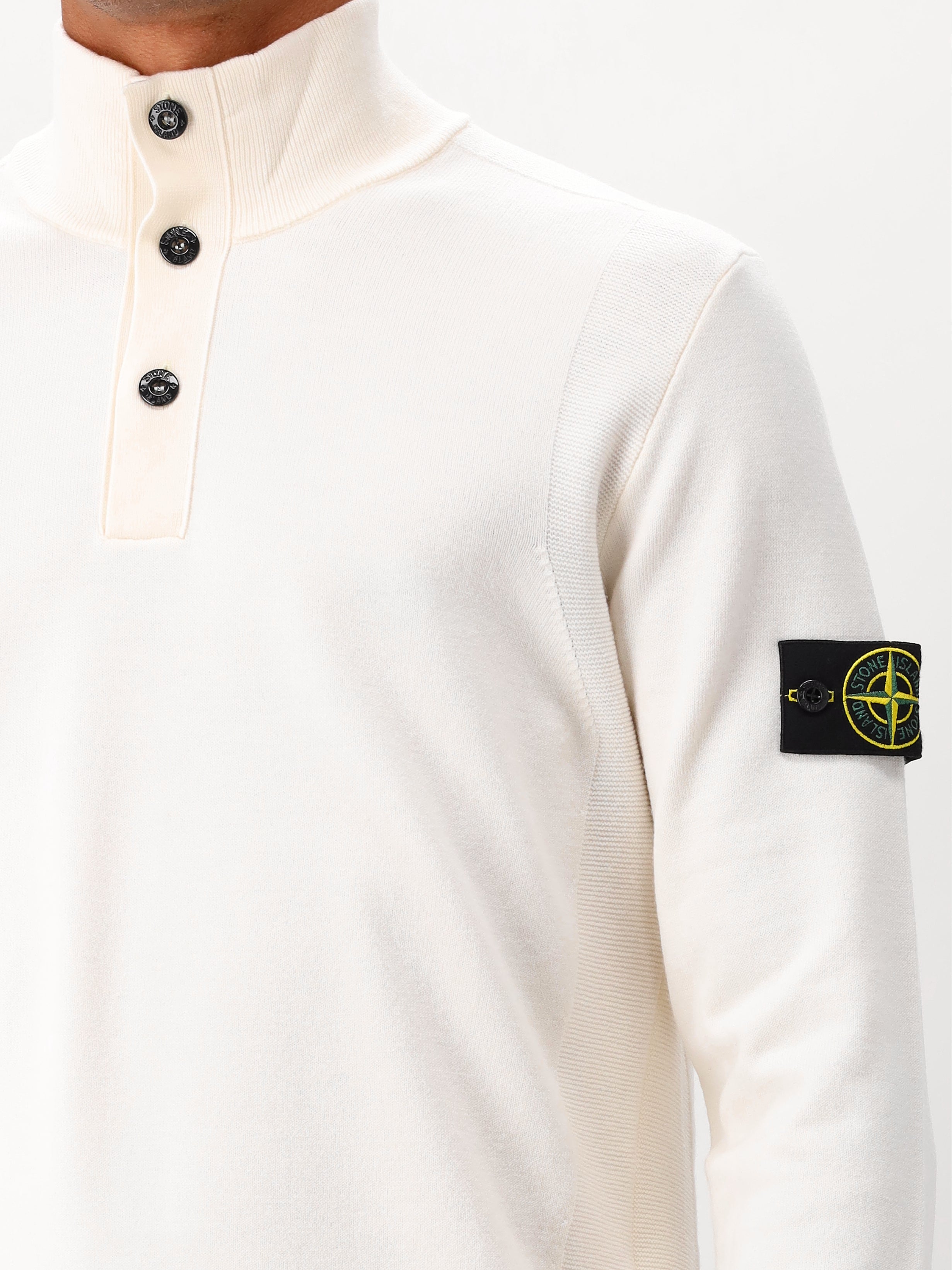 Stone Island Gebreide Trui Beige