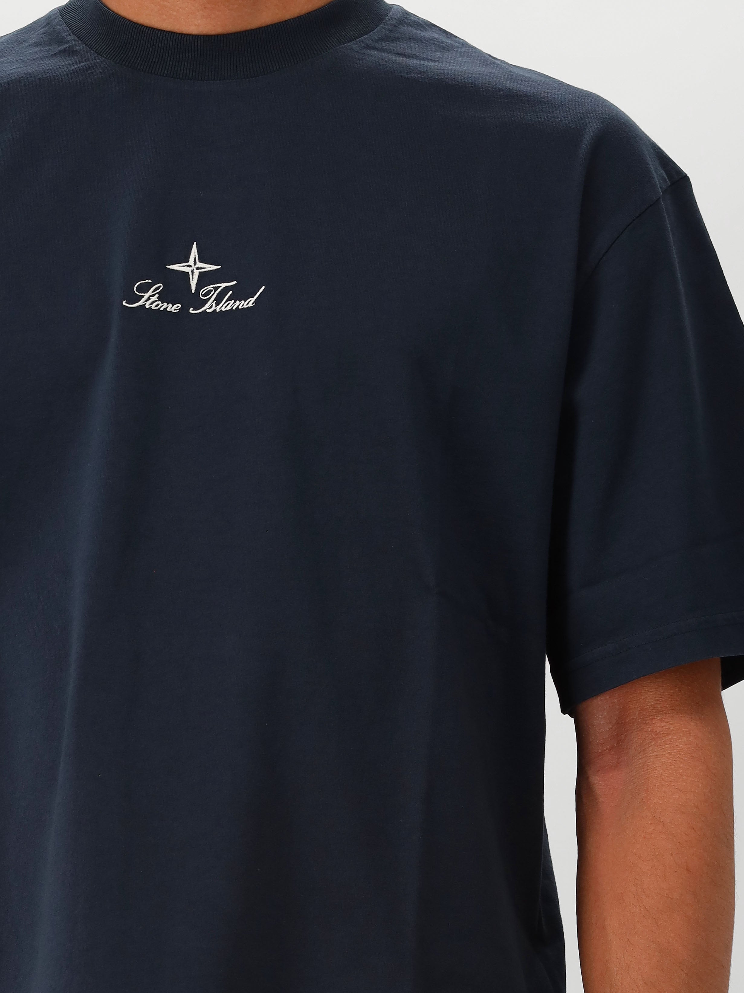 Stone Island T-shirt Blauw